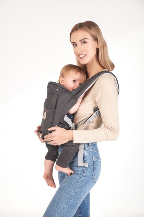HONEY Colibro 12w1 nosidło dla dzieci od 3 do 24 miesięcy, do 18kg - Onyx