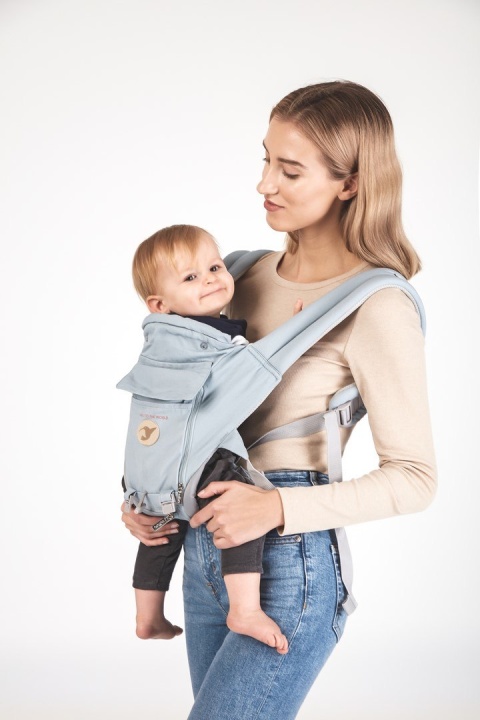 HONEY Nosidełko Colibro 12w1 nosidło dla dzieci od 3 do 24 miesięcy, do 18kg - Sky