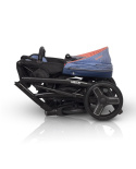 NESTO Colibro Wózek wielofunkcyjny 3w1 z fotelikiem 0-13 kg - JEANS