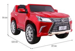 Pojazd Lexus LX570 Lakierowany Czerwony