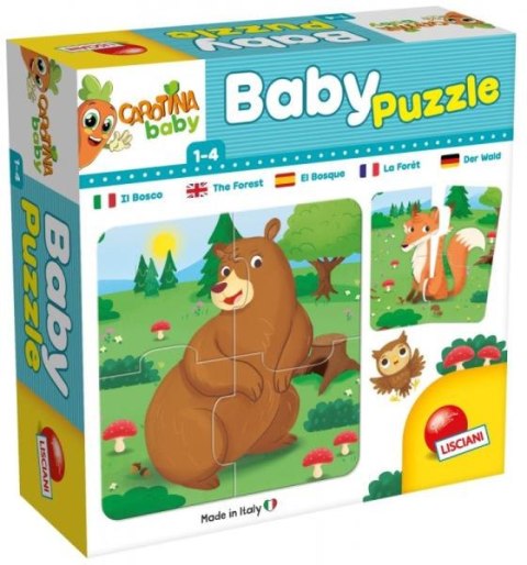 Carotina Baby Puzzle Zwierzęta leśne 80076 LISCIANI