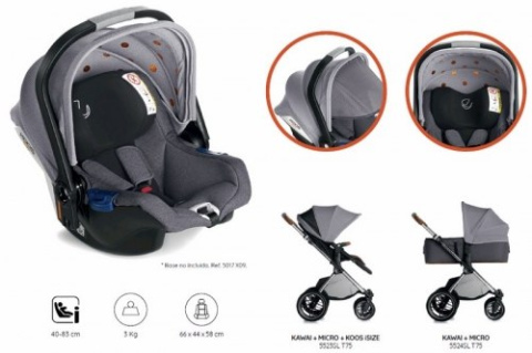 iKOOS i-SIZE R1 Jane fotelik samochodowy 0-13 kg - T75