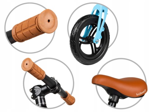 FALCON Kidwell Lekki rowerek biegowy magnezowy 2,78 kg Koła 12" - BLUE