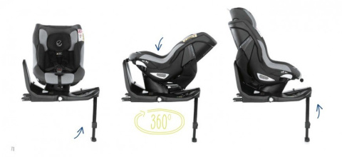 JANE FOTELIK IKONIC i-Size 360º 4590 T64 MAGIC LAND