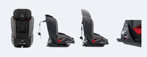 Jane DRIVE I-SIZE fotelik samochodowy 9-36kg - T57 RED BEING