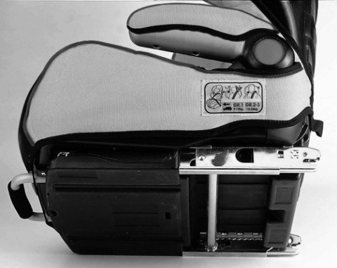 Jane MONTECARLO R1 ISOFIX 4 gwiazdki **** ADAC fotelik 15-36kg - T34 JET BLACK