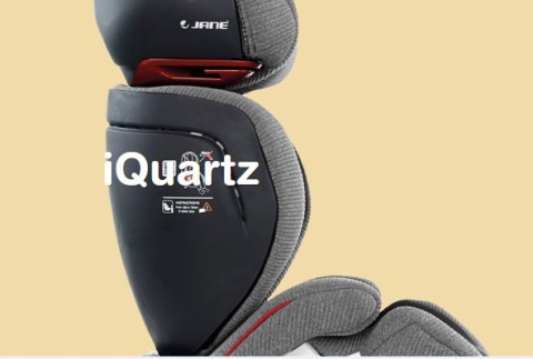 Jane iQUARTZ i-size fotelik samochodowy 15-36kg 100-150 cm wzrostu RED