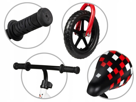 REBEL Kidwell Lekki rowerek biegowy 2,64 kg - WHITE