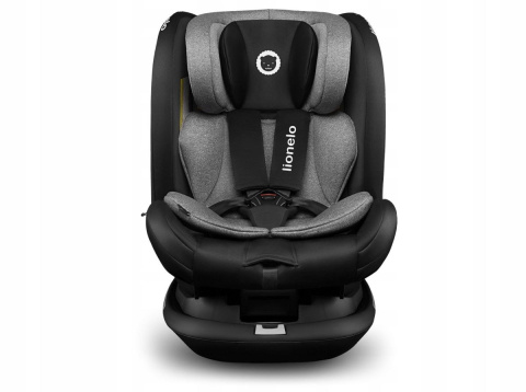 BASTIAAN RWF Lionelo Obrotowy fotelik samochodowy z Isofix 0-36 kg - CARBON
