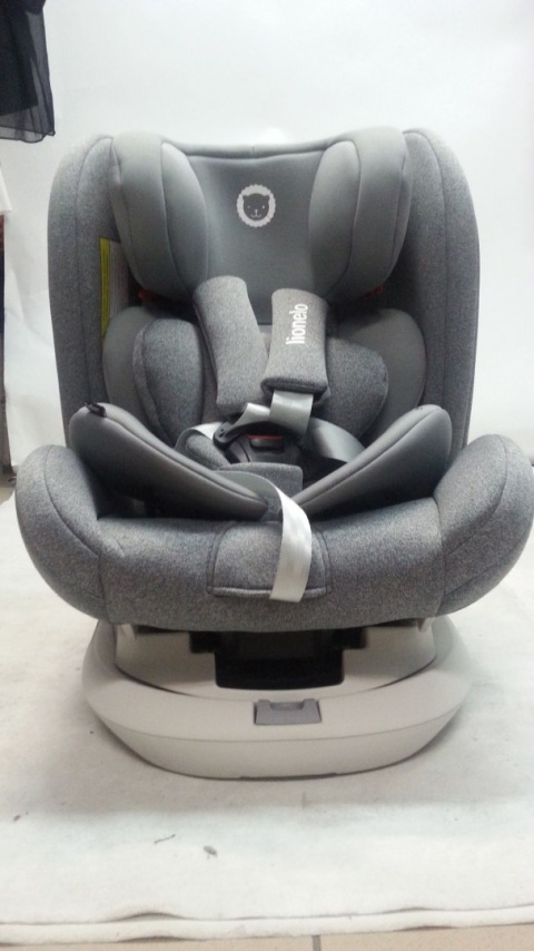BASTIAAN RWF Lionelo Obrotowy fotelik samochodowy z Isofix 0-36 kg - STONE