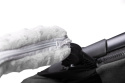 Sensillo wkładka do wózka Minky Deluxe komplet - LAS GRANATOWY