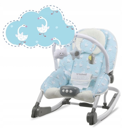 TUMI Kidwell Leżaczek bujaczek z wibracjami - GĄSKI