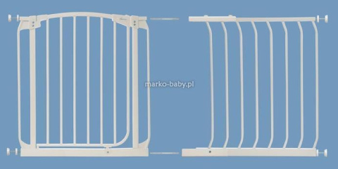 DREAMBABY Rozszerzenie bramki bezpieczeństwa o 63cm - białe (wys.75cm)