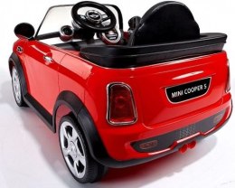 GoodBaby Samochód na akumulator - Mini Cooper S Czerwony