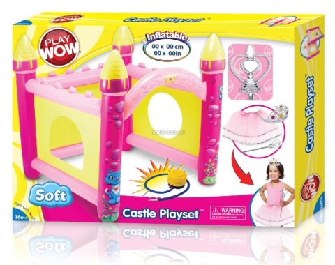 PLAY WOW Nadmuchiwany zamek - Mała Księżniczka