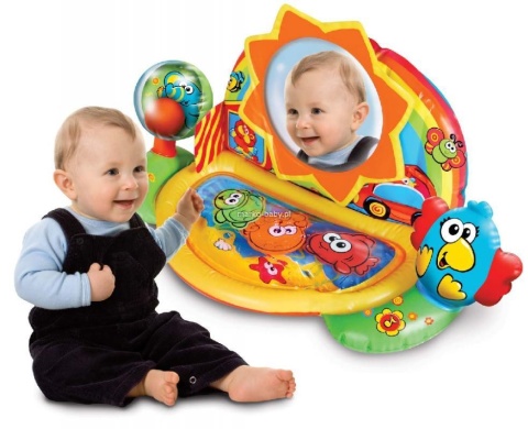 Play WOW Nadmuchiwana muzyczna mata z lusterkiem