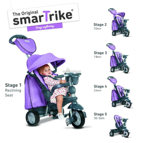 SMART TRIKE Explorer 5w1 - Rowerek trójkołowy - 3m-10lat