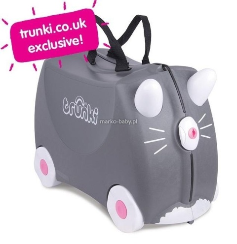 TRUNKI Funkcjonalna Zabawna Jeżdżąca Walizeczka - Mix Wzorów