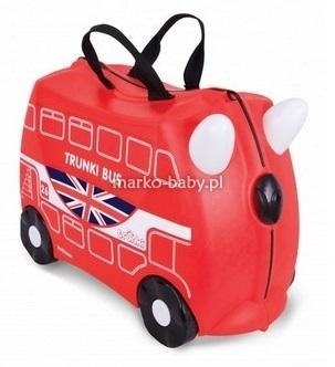 TRUNKI Funkcjonalna Zabawna Jeżdżąca Walizeczka - Mix Wzorów