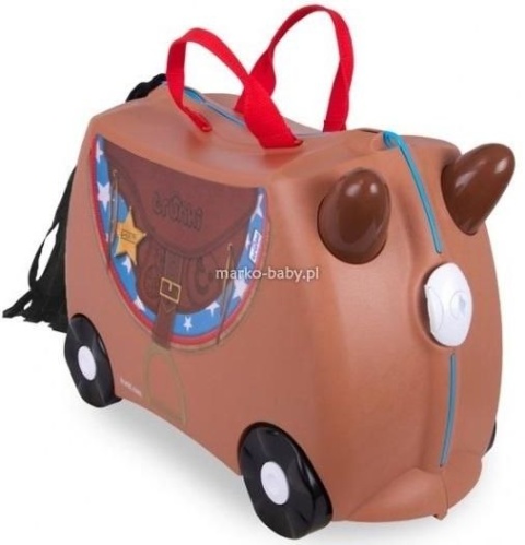 TRUNKI Funkcjonalna Zabawna Jeżdżąca Walizeczka - Mix Wzorów