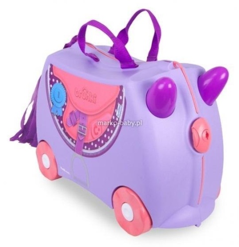 TRUNKI Funkcjonalna Zabawna Jeżdżąca Walizeczka - Mix Wzorów