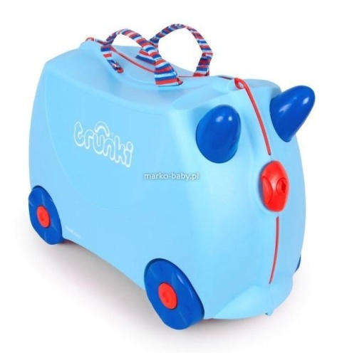 TRUNKI Funkcjonalna Zabawna Jeżdżąca Walizeczka - Mix Wzorów