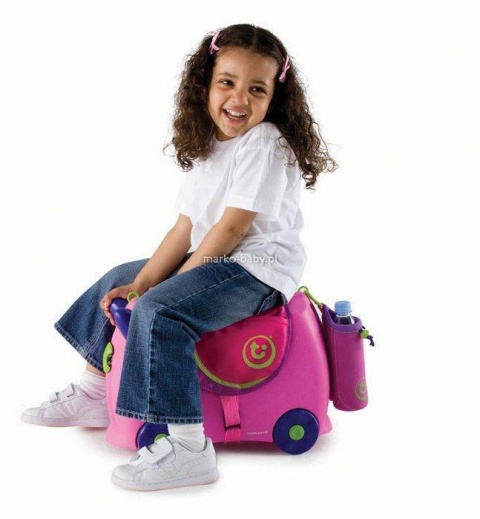 TRUNKI Funkcjonalna Zabawna Jeżdżąca Walizeczka - Mix Wzorów
