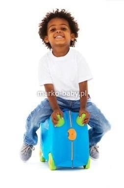 TRUNKI Funkcjonalna Zabawna Jeżdżąca Walizeczka - Mix Wzorów
