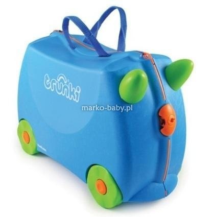 TRUNKI Funkcjonalna Zabawna Jeżdżąca Walizeczka - Mix Wzorów