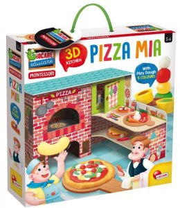 Montessori Zestaw moja Pizza Mały kucharz 3D z modeliną 76833 LISCIANI