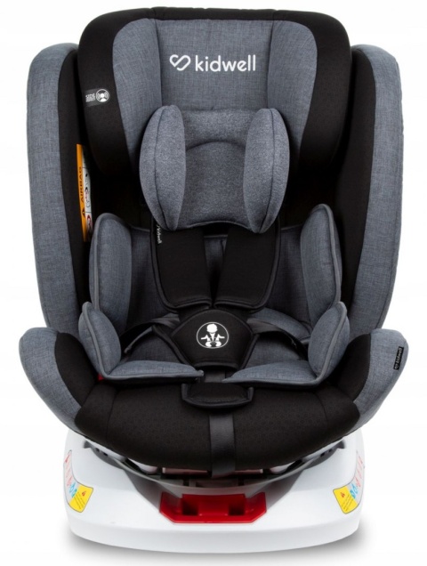 ORBIT Kidwell Obrotowy fotelik 0-36 kg z Isofix - BLACK 02 CZARNY