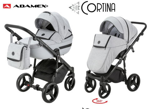 CORTINA 3w1 Adamex wózek wielofunkcyjny z fotelikiem Kite 0-13kg kolor CT-228