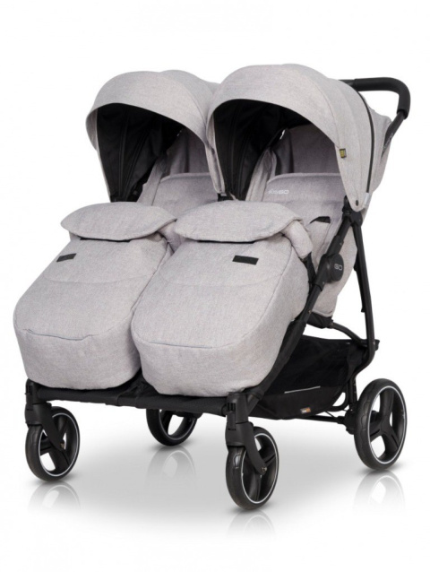 DOMINO bliźniaczy wózek spacerowy EASYGO - Mineral