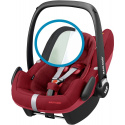 Pebble Pro i-Size Maxi Cosi fotelik samochodowy od urodzenia do ok. 12 miesiąca życia 45 cm do 75 cm - Essential Red