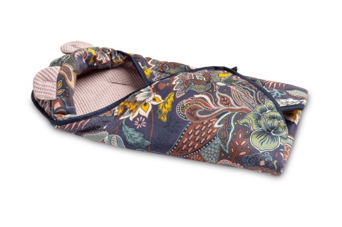 Sensillo Otulacz do fotelika Wafel - BOHO BRUDNY RÓŻ