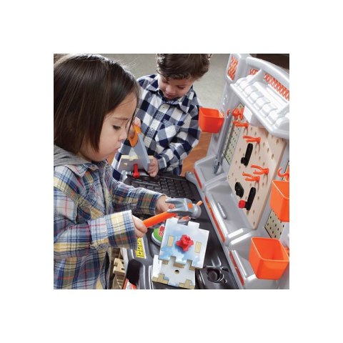 STEP2 Duży Warsztat dla Dzieci Kącik majsterkowicza Światlo + 45 Akcesoria