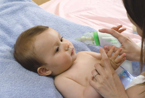 Cleanoz Easy Aspirator elektryczny do nosa - zestaw + 10 wkładów