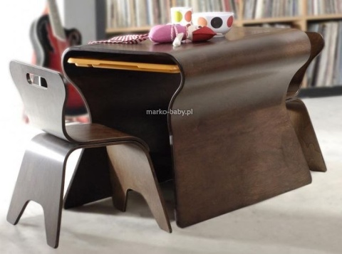 Mebelki OTTO BLOOM - stolik i 2 krzesła