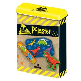 Dinozaury, plastry z opatrunkiem dla dzieci MOSES