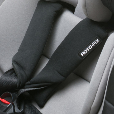 Roto-fix ISOFIX TOP TETHER 4Baby fotelik samochodowy Obrotowe siedzisko 360 ° 0+1,2,3 (0 - 36 KG) - LIGHT GREY