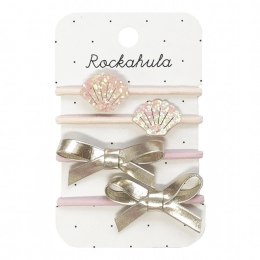 Rockahula Kids - 4 gumki do włosów Shimmer Shell Ponies