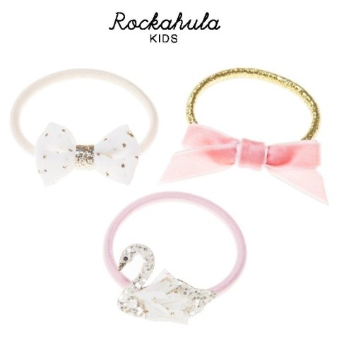 Rockahula Kids - 3 gumki do włosów Sophia Swan