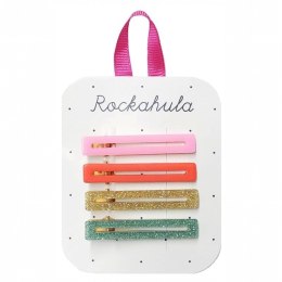 Rockahula Kids - 4 spinki do włosów Retro bar Multikolor