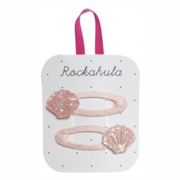 Rockahula Kids - spinki do włosów Shimmer Shell Pink