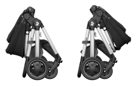 Adorra Maxi-Cosi wózek wielofunkcyjny - wersja spacerowa - ESSENTIAL BLACK