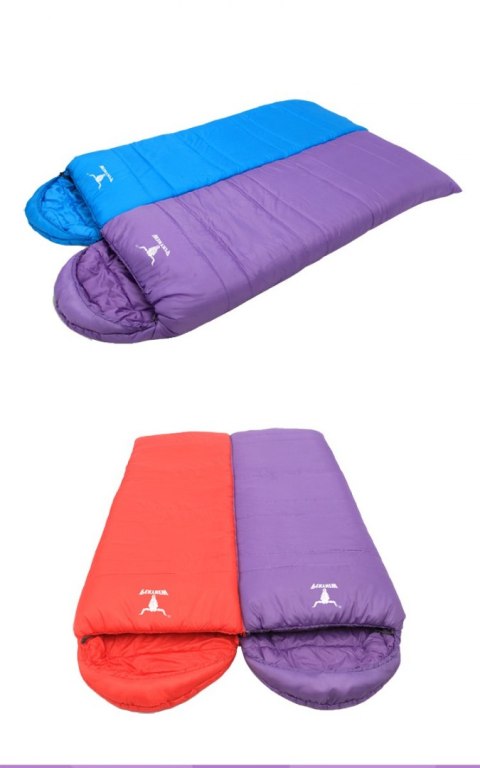 Śpiwór mumia czerwony