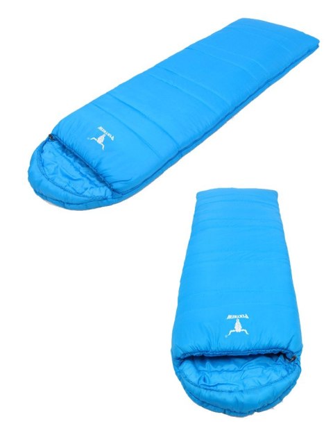 Śpiwór mumia niebieski