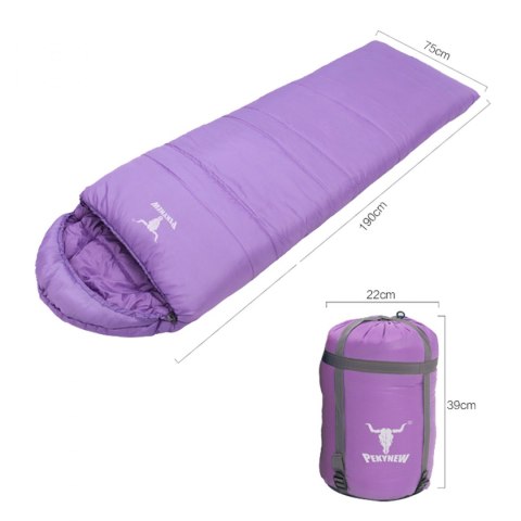 Śpiwór mumia niebieski