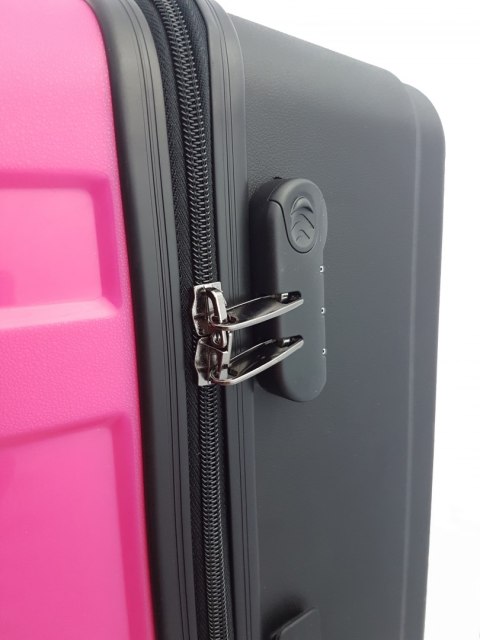 Walizka mała 4 kółka podróżna kabinowa różowa