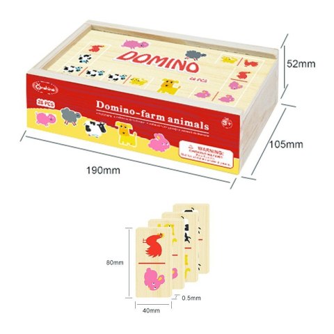 Domino drewniane farma Onshine